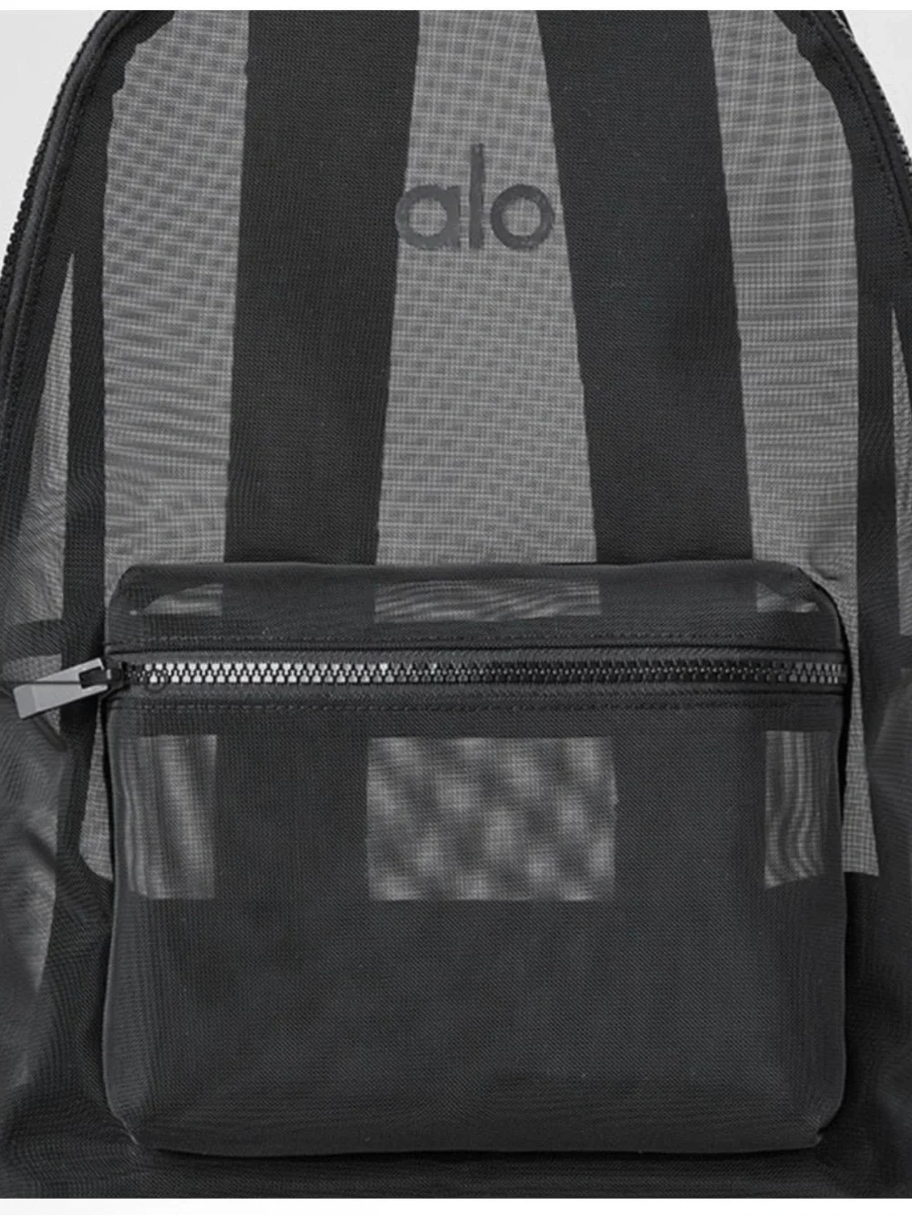 ALO Yoga charcoal mesh backpack